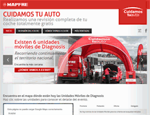 Tablet Screenshot of mapfrerevisatucoche.com